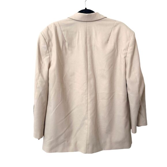 BY MALENE BIRGER Biena Woven Blazer Beige Small - Picture 4 of 6